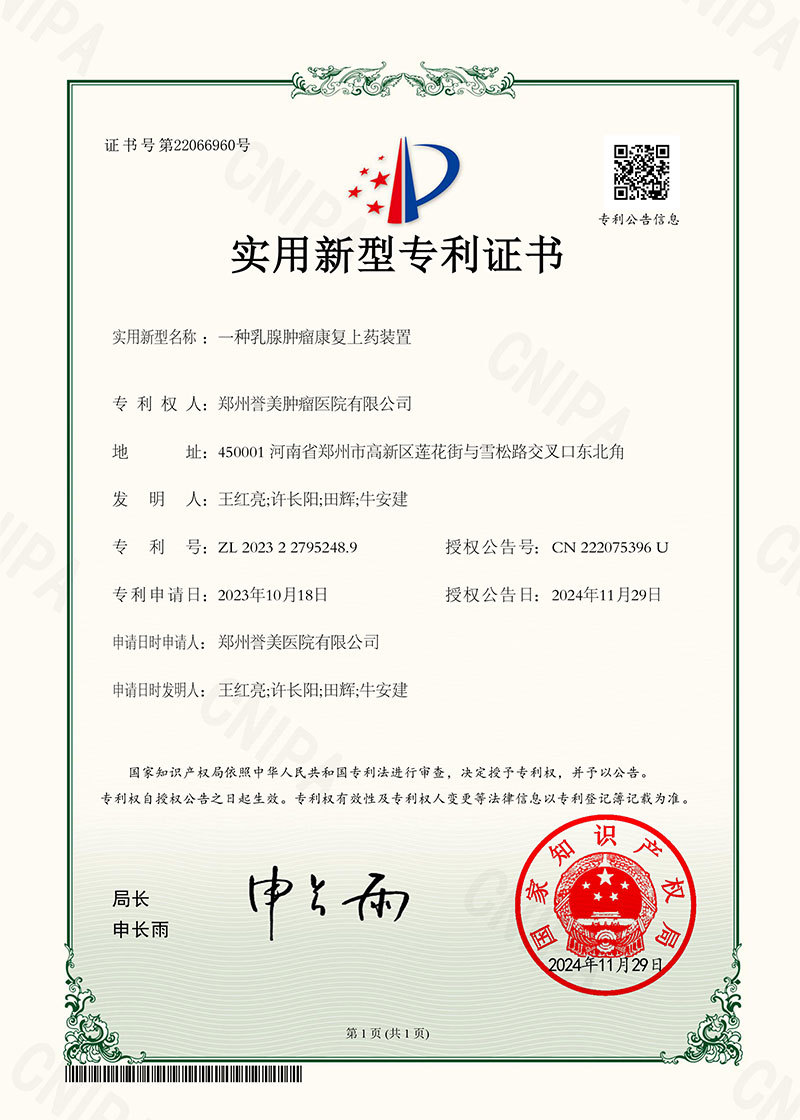 一种乳腺肿瘤康复上药装置